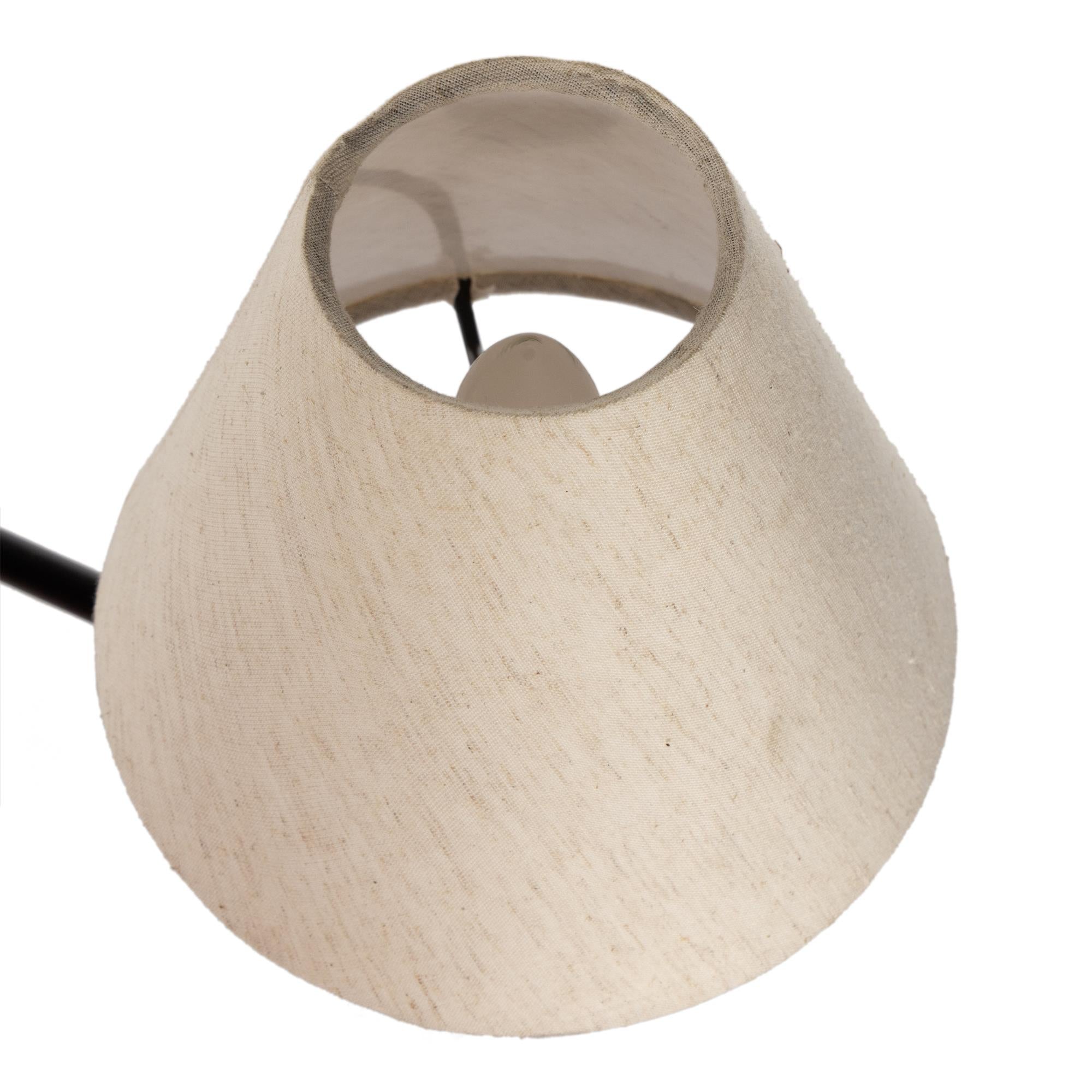 Ulphaa Vintage Industrial Black Fabric Chandelier - Lamp Copper