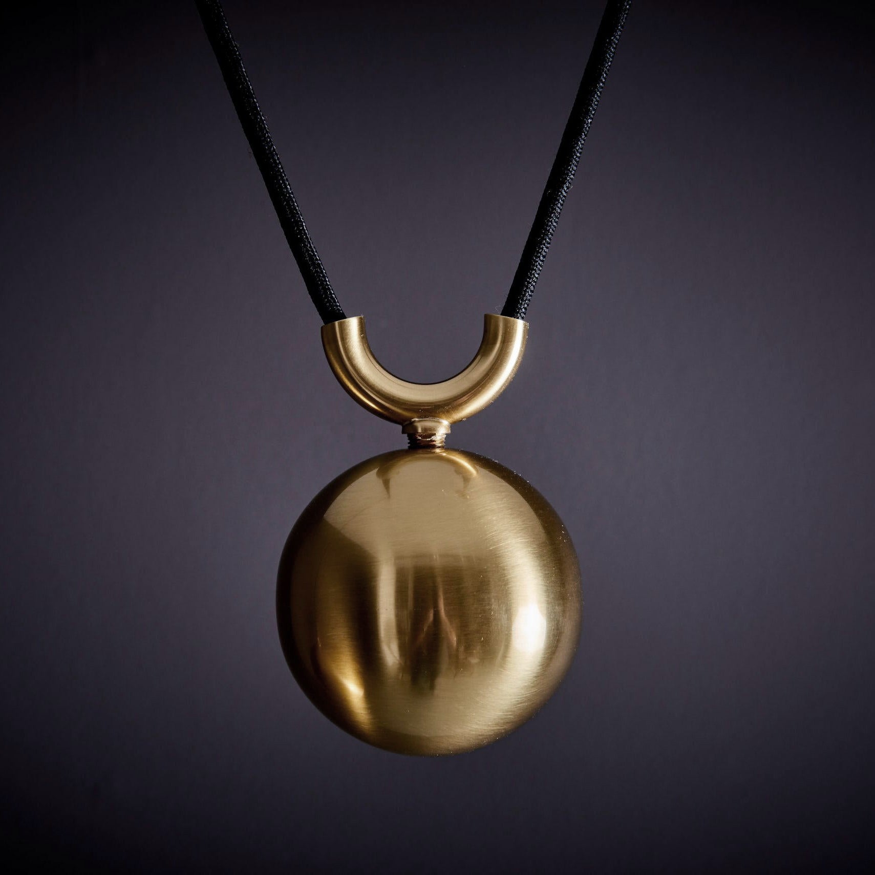 Omen Modern Minimalist Dome Balance Brass Metal Pendant Lamp - Lamp Copper