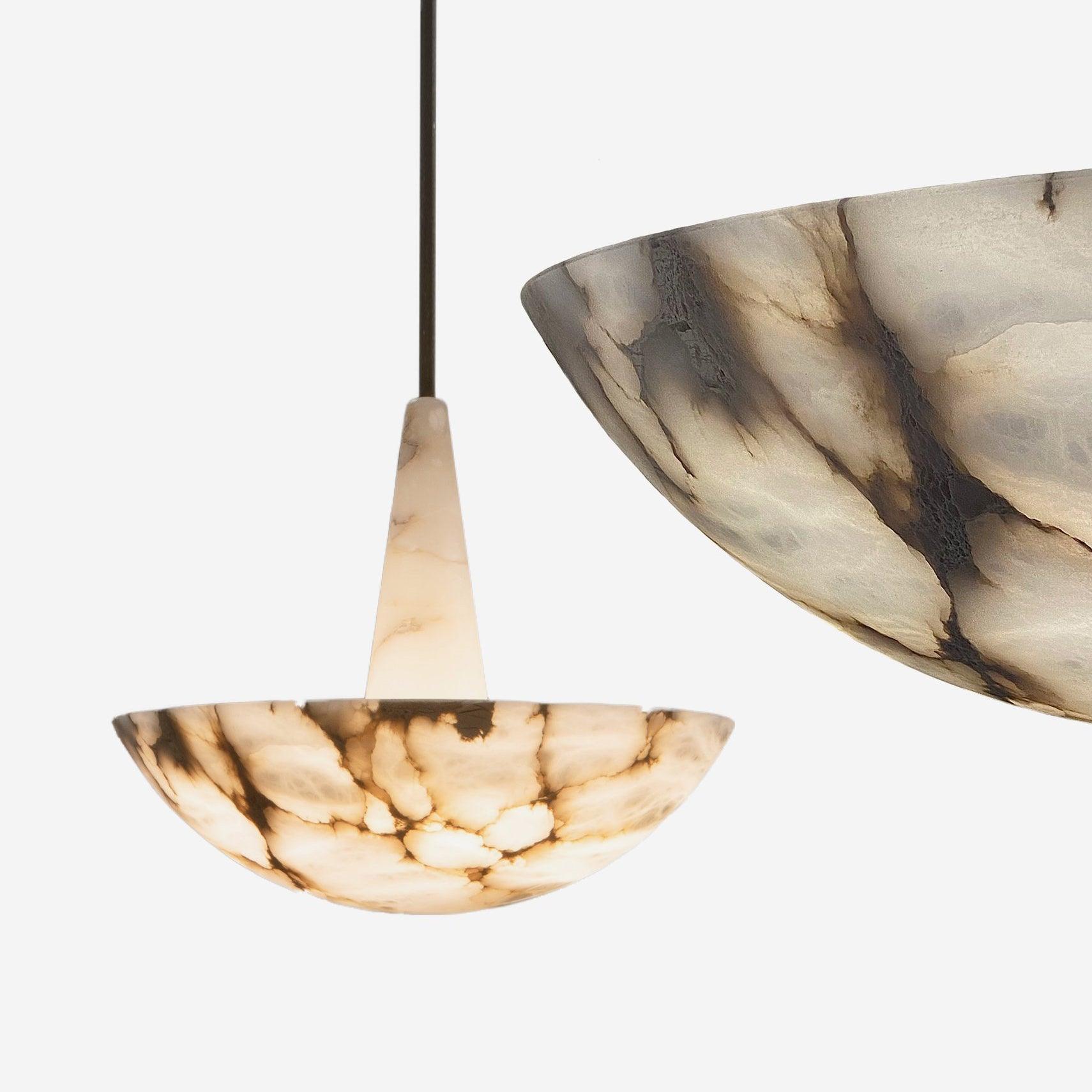 Umiros Alabaster Pendant Light Chandelier - Letslighting