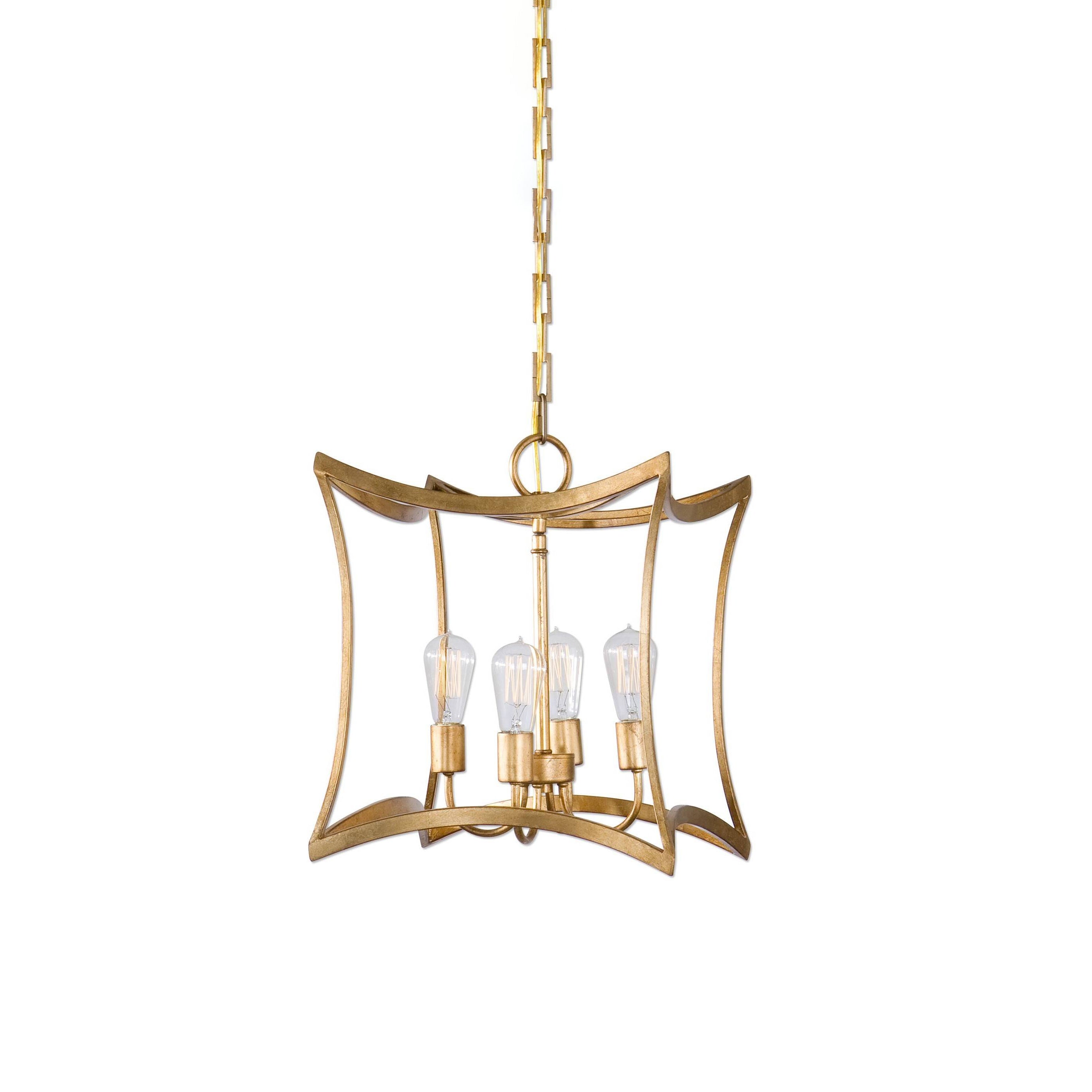Tract Elegance Vintage Brass Metal Lantern Pendant Lamp - Lamp Copper