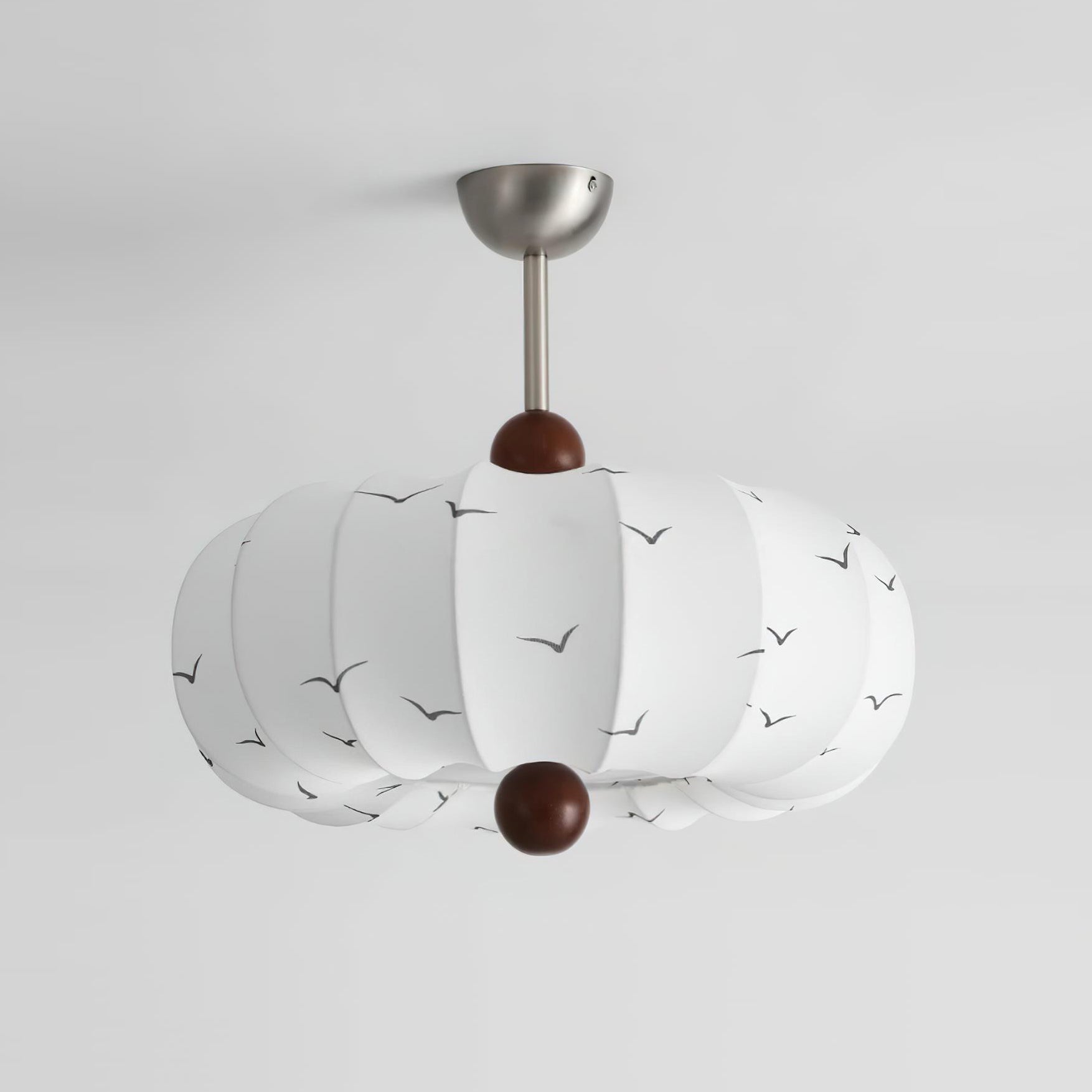 Doria Ceiling Light Bird Motif Lantern Form - Letslighting