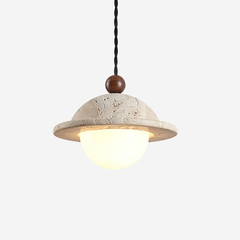 Ritta Donut Pendant Light Travertine - Letslighting