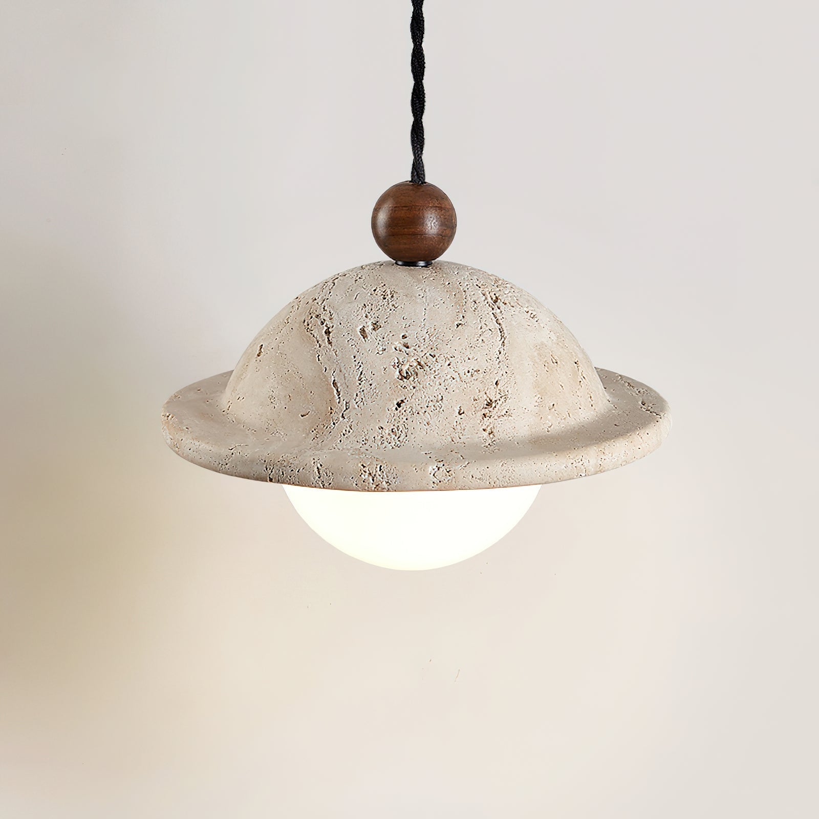 Ritta Donut Pendant Light Travertine - Letslighting