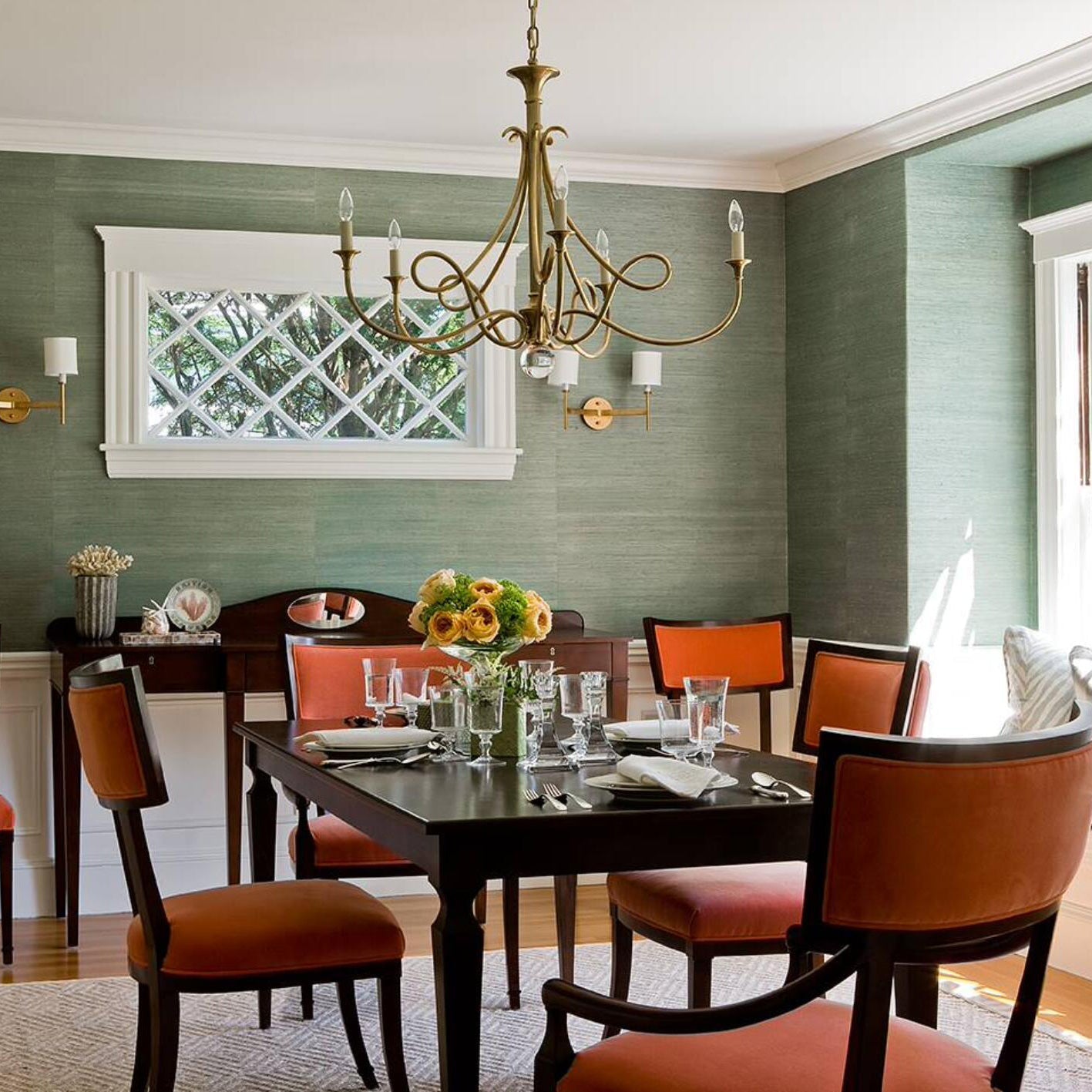 Braid Vintage Double Twist Brass Crystal Chandelier - Lamp Copper