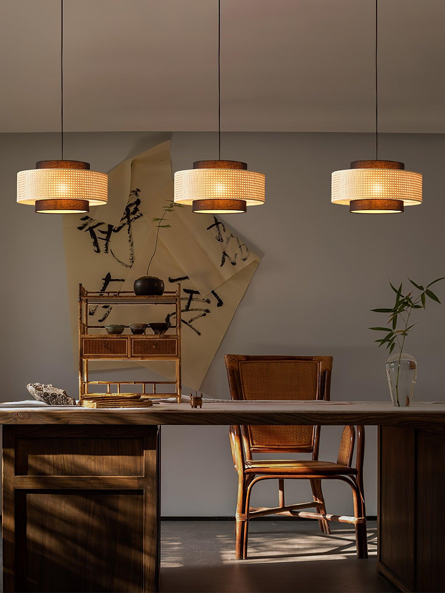 Drum Shade Pendant Light - Blowlighting