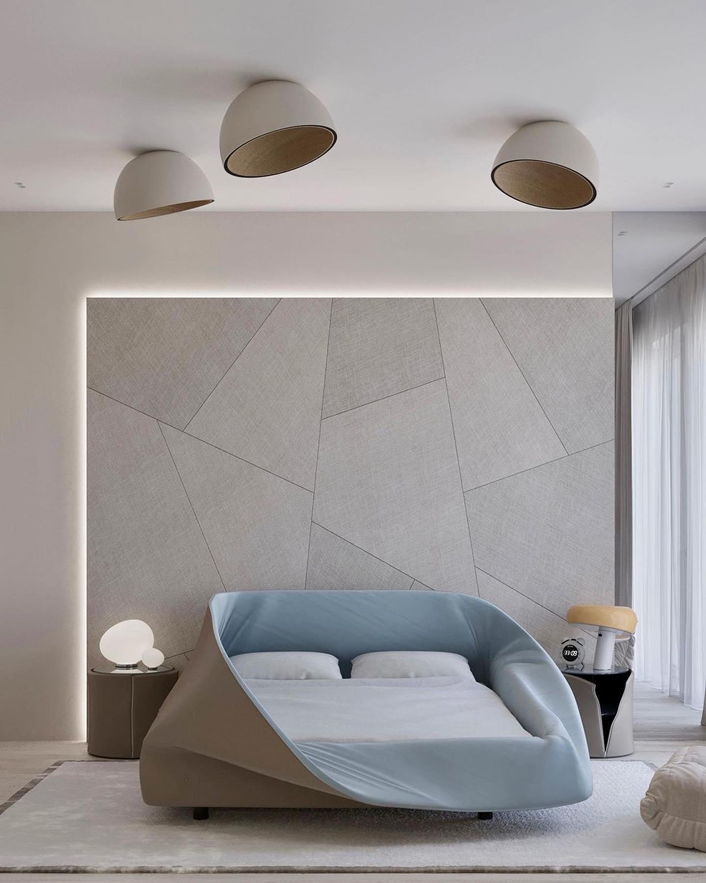 Ceiling Lamp Dome Wood Interior Warm Modern Minimalist - Letslighting