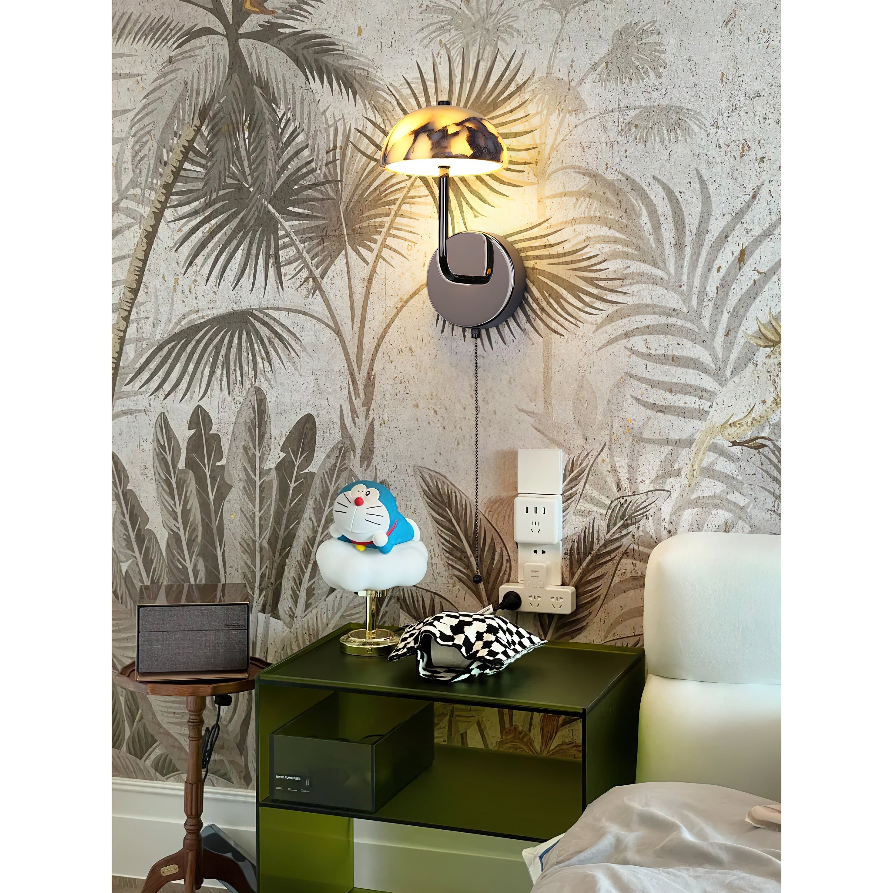 Verve Creativity Metal Marble Wall Lamp - Lamp Copper