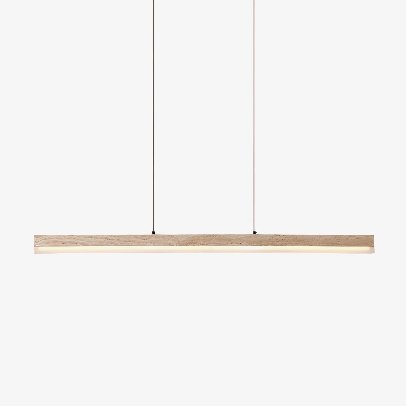 Ivsoryra Rectangular Travertine Pendant Light - Letslighting