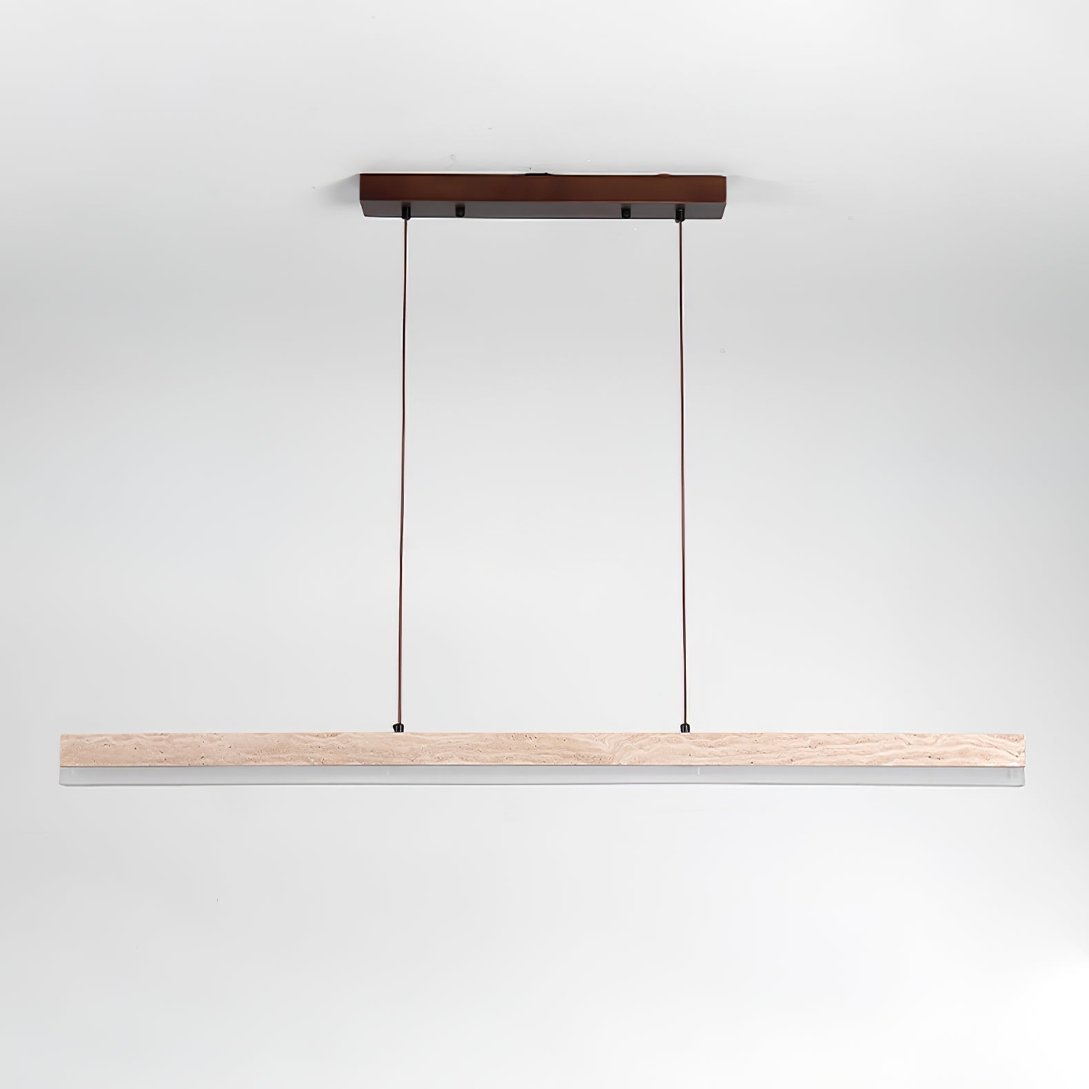 Ivsoryra Rectangular Travertine Pendant Light - Letslighting