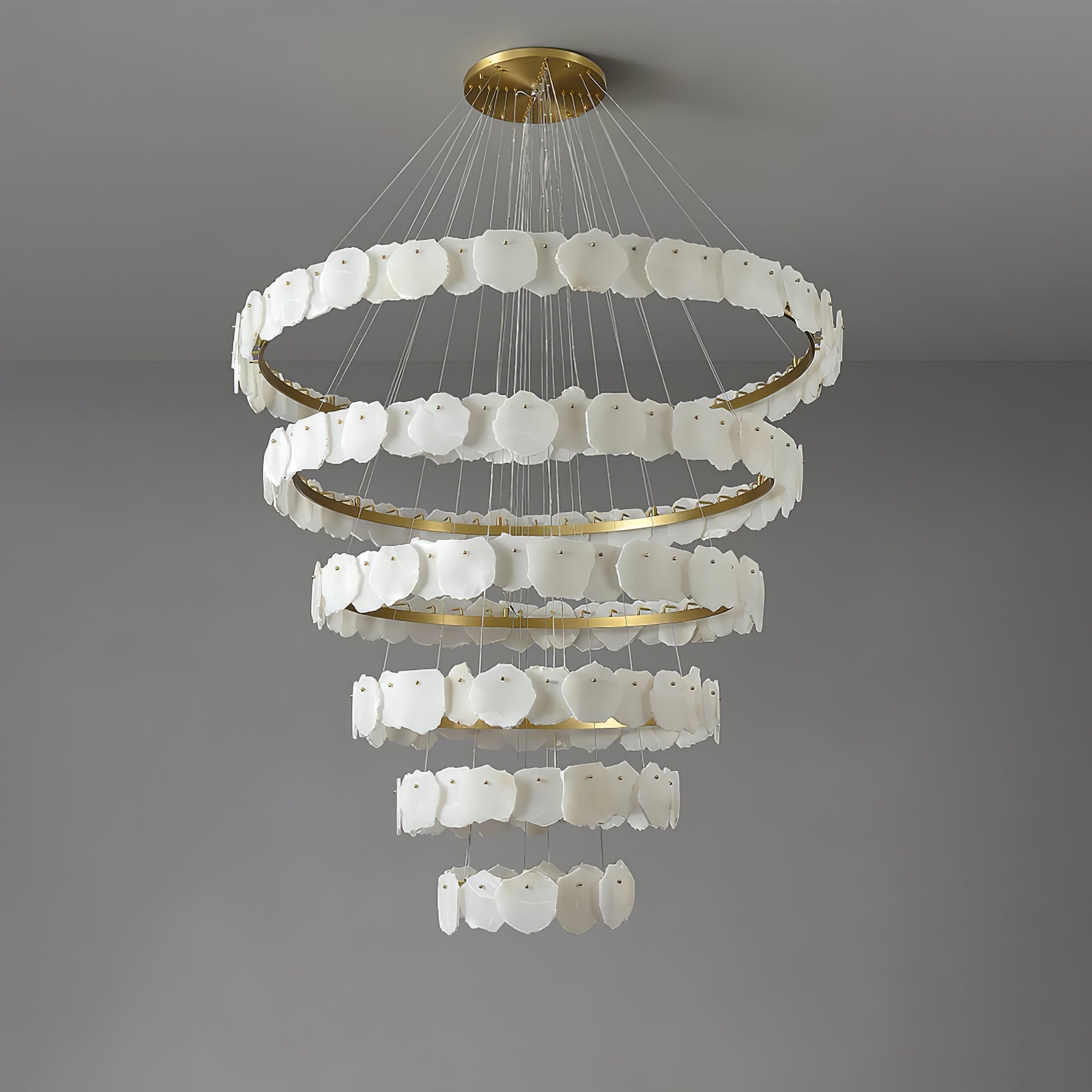 Selene Luxury Alabaster Chandelier - Letslighting
