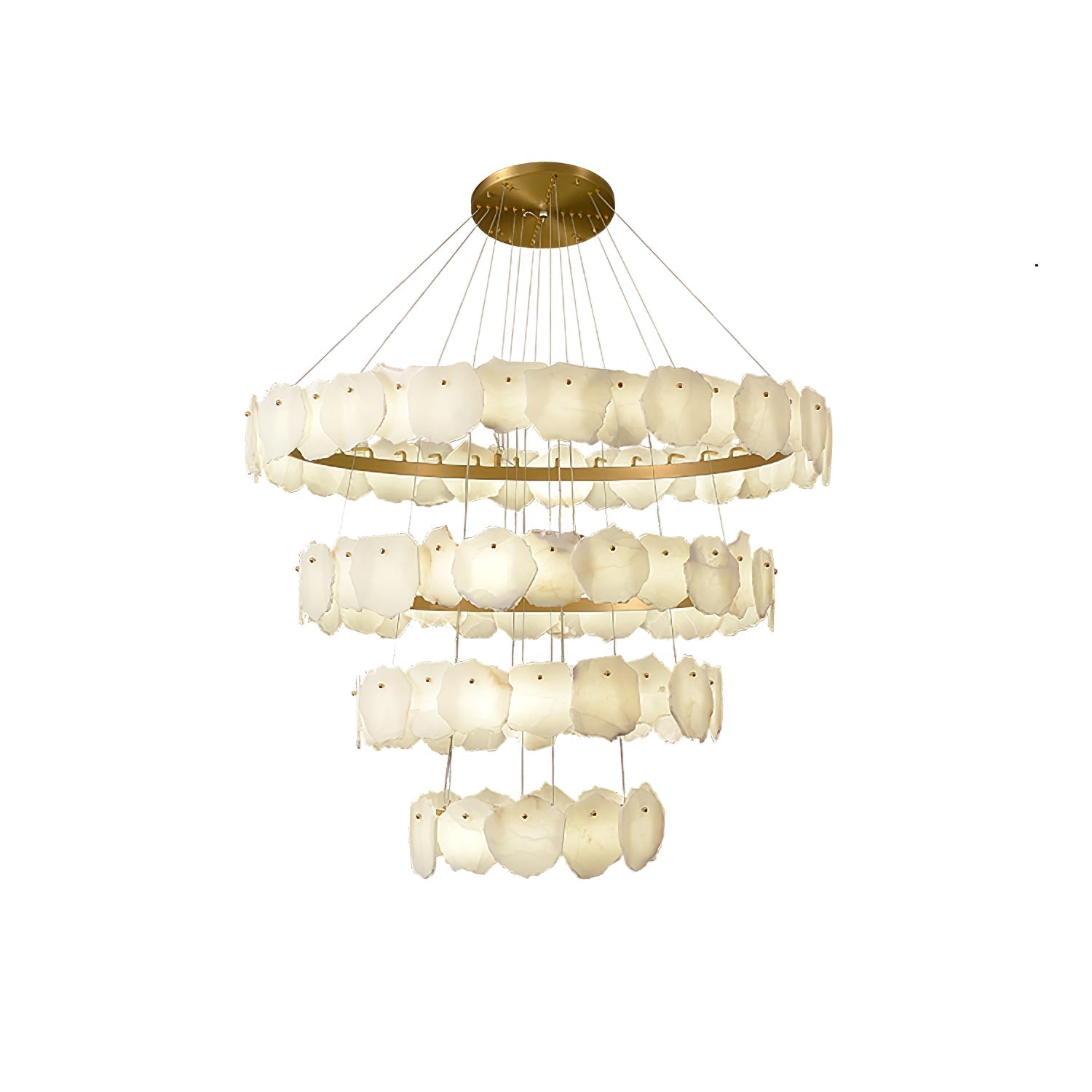 Selene Luxury Alabaster Chandelier - Letslighting