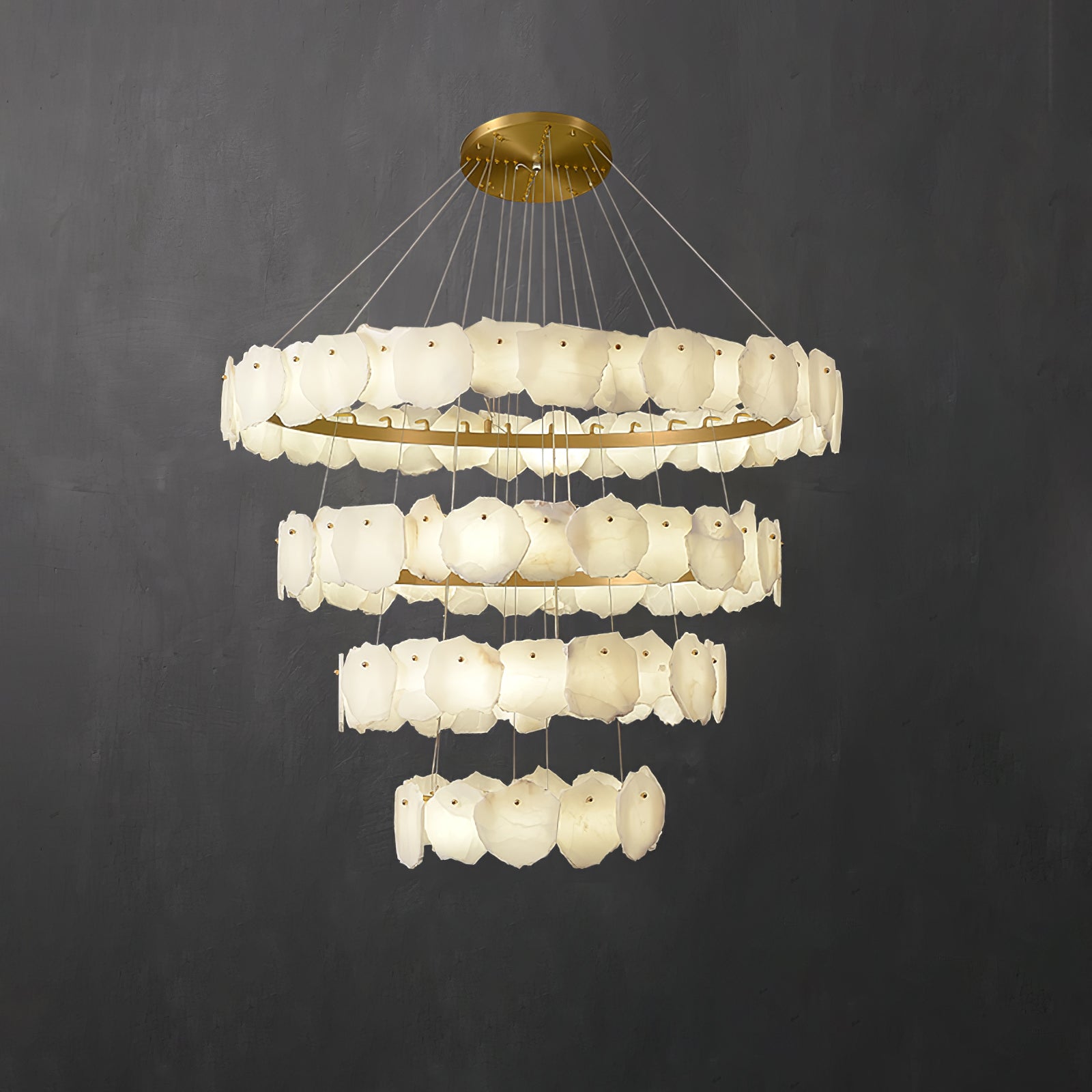 Selene Luxury Alabaster Chandelier - Letslighting