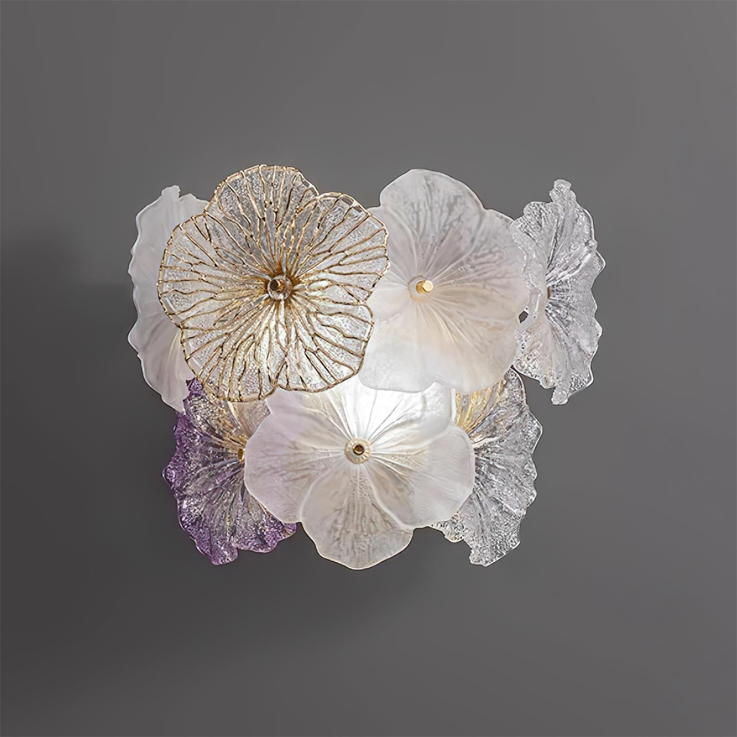 Elaria Wall Lamp Glass Petal Accent - Letslighting