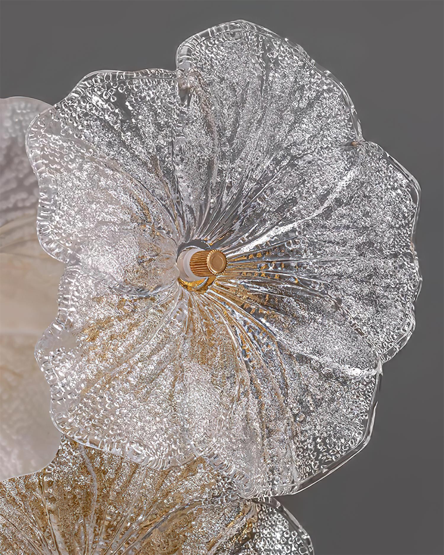 Elaria Wall Lamp Glass Petal Accent - Letslighting