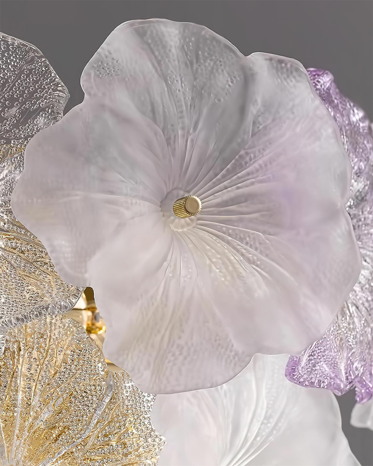 Elaria Wall Lamp Glass Petal Accent - Letslighting