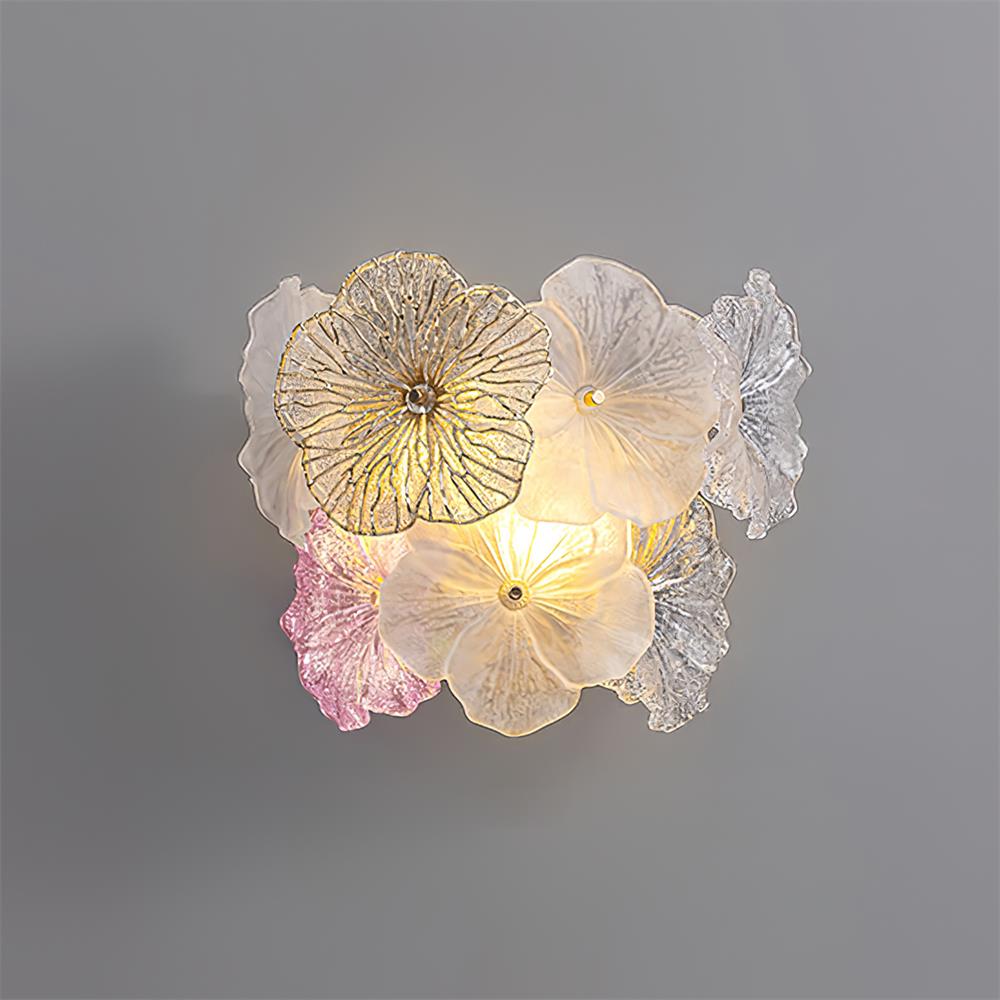 Elaria Wall Lamp Glass Petal Accent - Letslighting