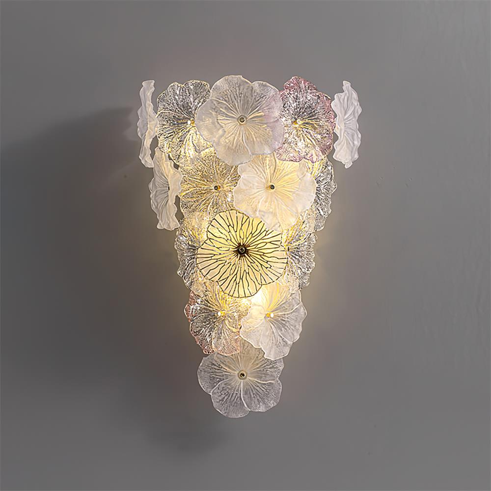 Elaria Wall Lamp Glass Petal Accent - Letslighting