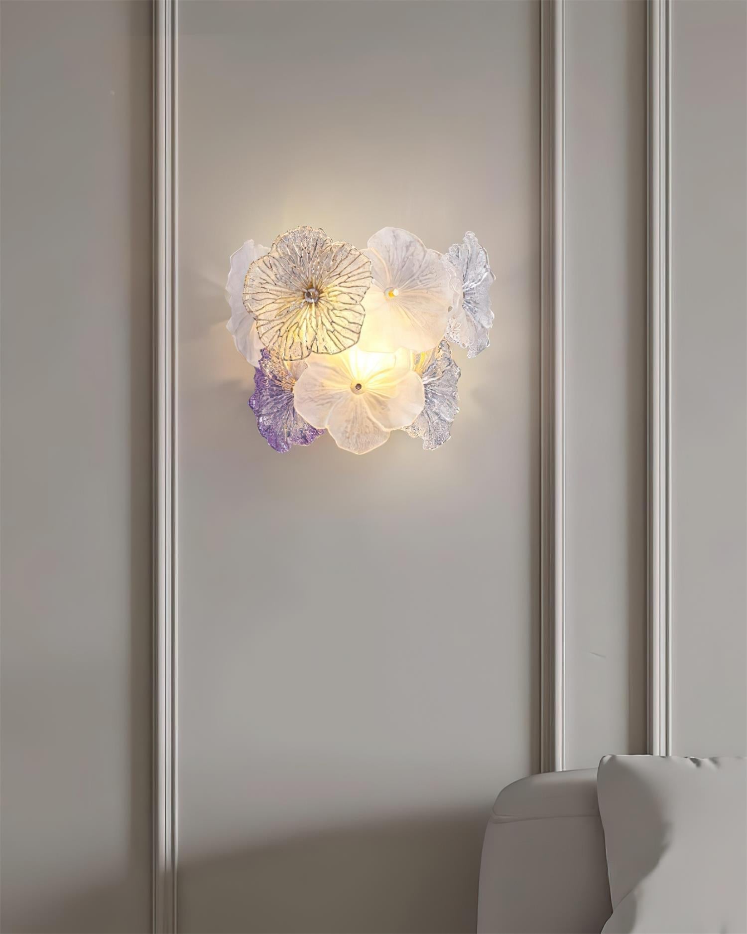 Elaria Wall Lamp Glass Petal Accent - Letslighting