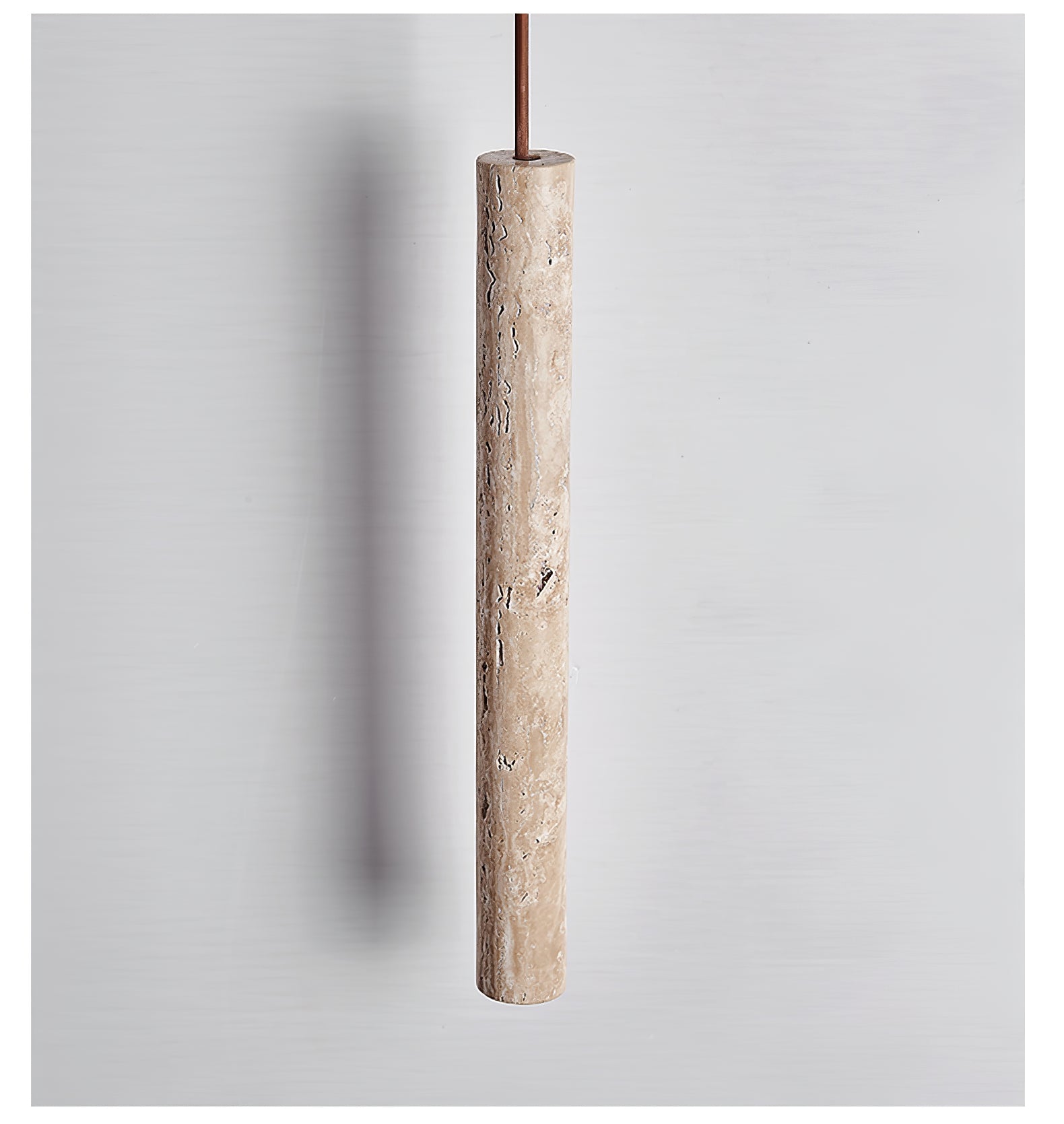 Elian Suspension Industrielle Minimaliste en Travertin