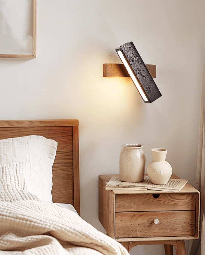 Elias Moderne Minimaliste Travertin Applique Murale
