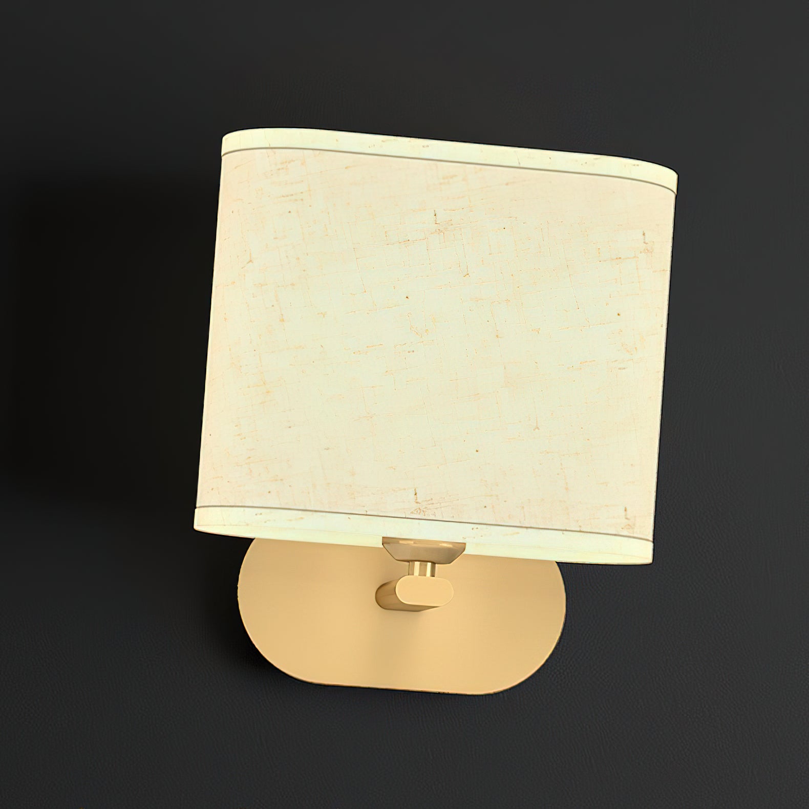 Myth Modern Minimalist Brass Fabric Wall Lamp - Lamp Copper