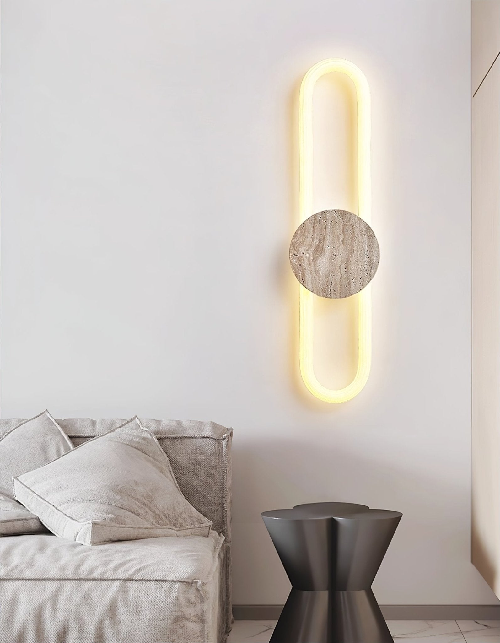 Mysole Travertine Wall Light - Letslighting
