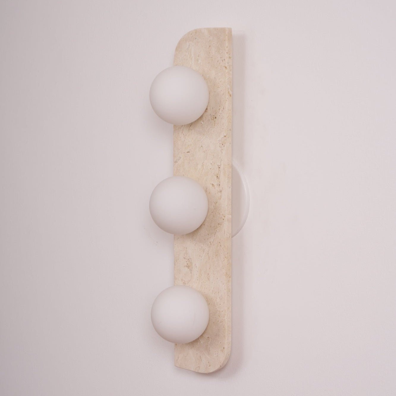 Alsilis Minimalist Travertine Wall Light - Letslighting
