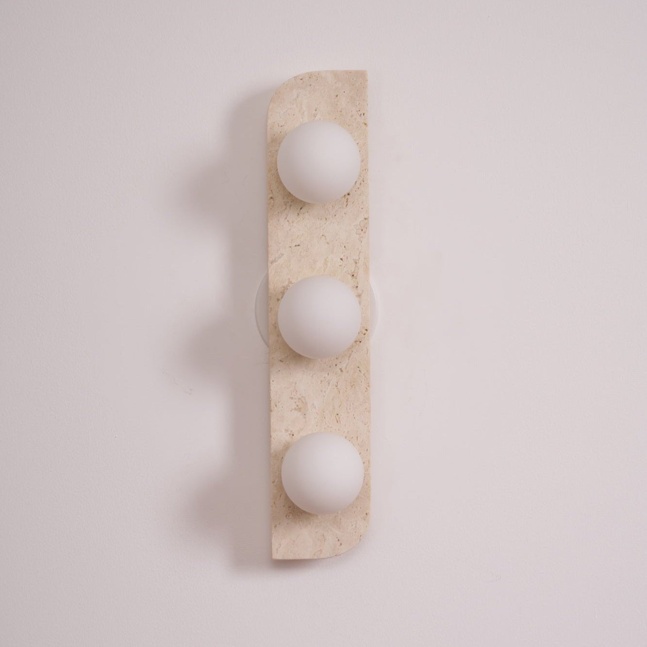 Alsilis Minimalist Travertine Wall Light - Letslighting