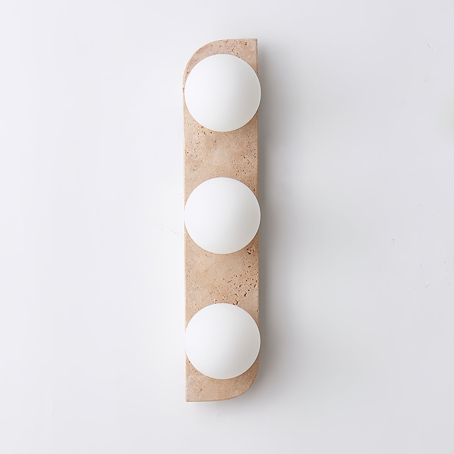 Alsilis Minimalist Travertine Wall Light - Letslighting