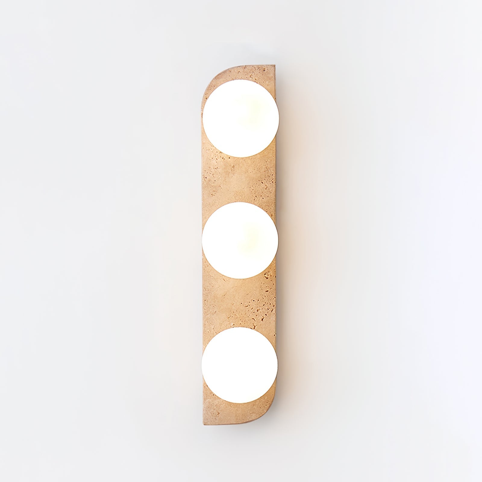 Alsilis Minimalist Travertine Wall Light - Letslighting