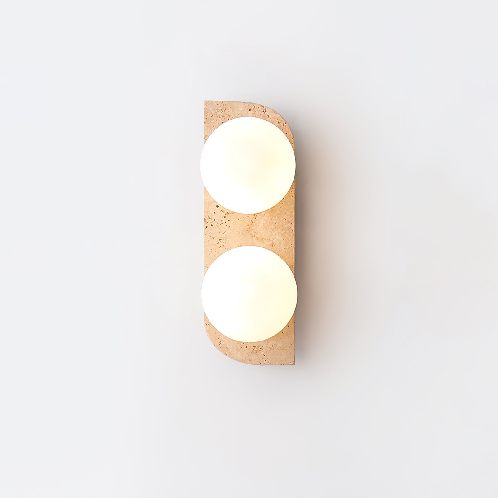 Alsilis Minimalist Travertine Wall Light - Letslighting