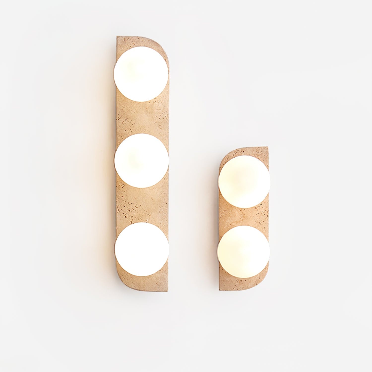 Alsilis Minimalist Travertine Wall Light - Letslighting