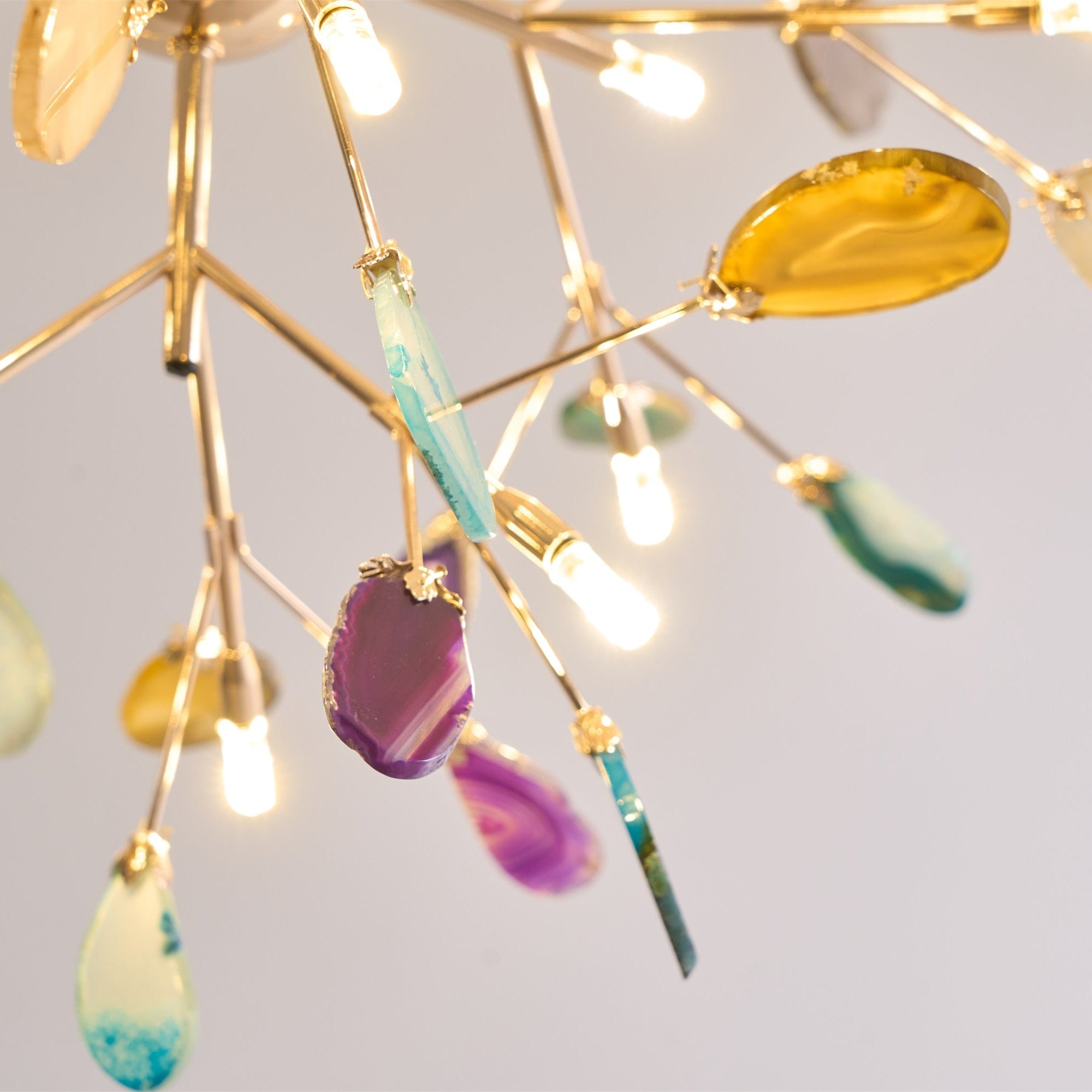 Agate Flake Chandelier - Blowlighting