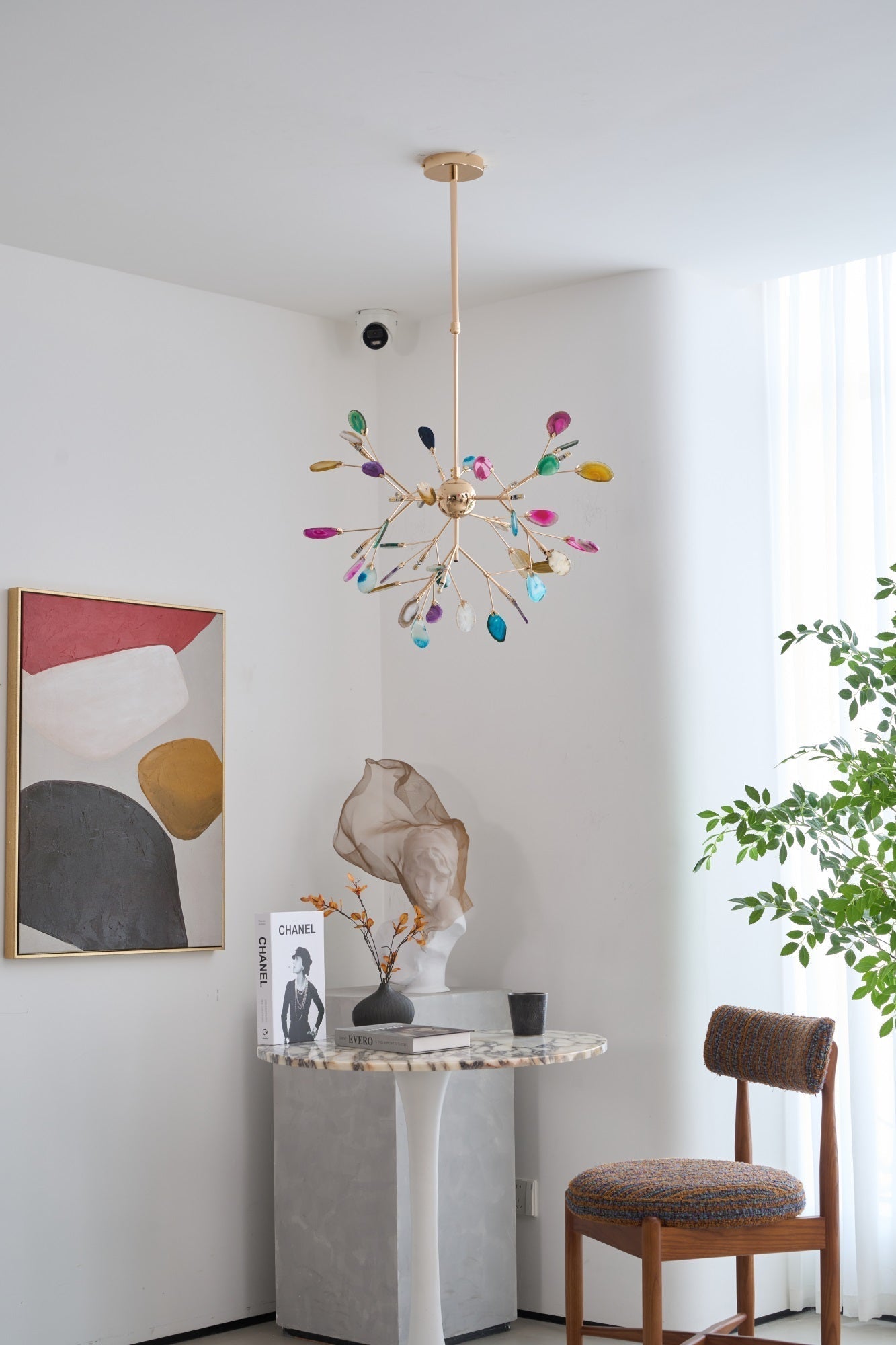 Agate Flake Chandelier - Blowlighting