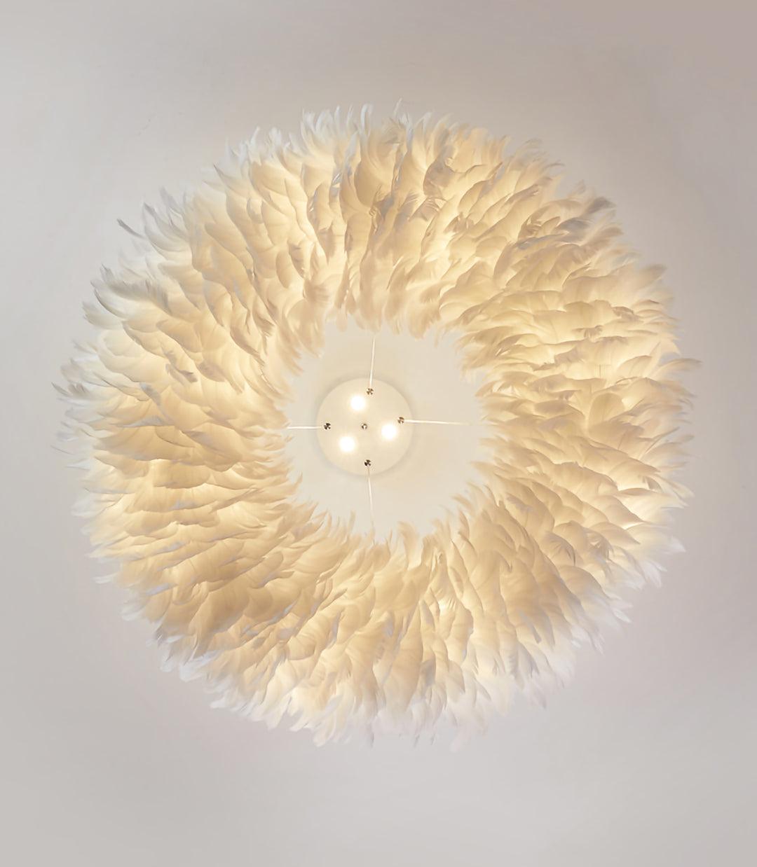 Goose Feathers Pendant Lamp - Blowlighting