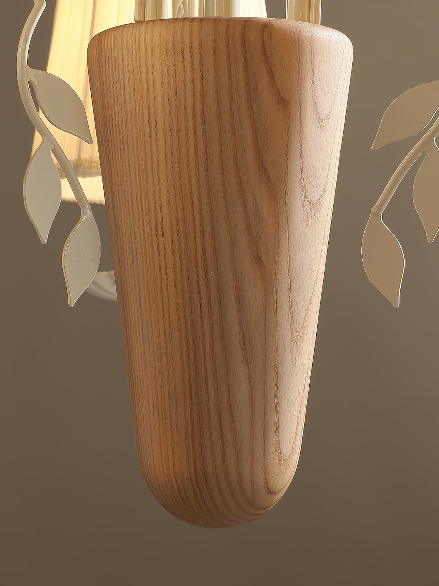 Evelora Art de luxe Métal Tissu Lustre