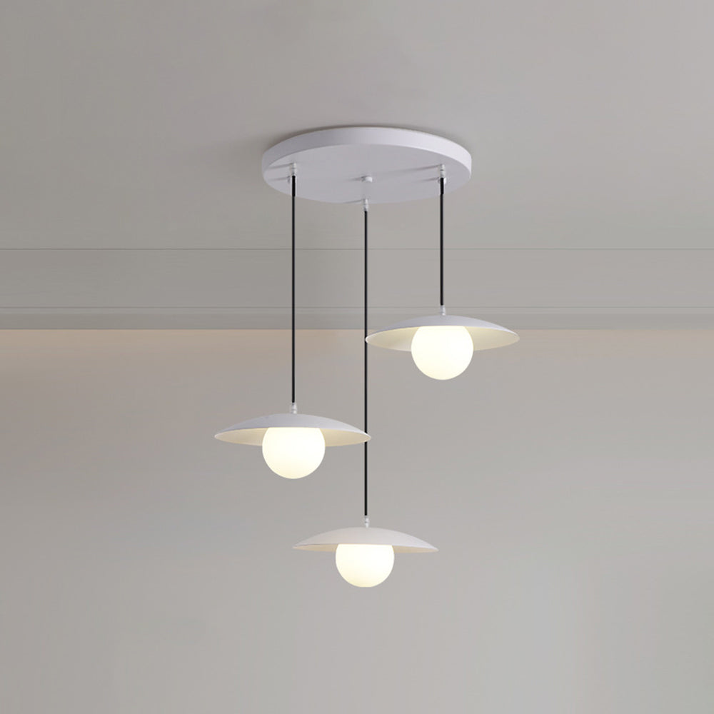 Valentina Moderne LED Suspension Métal Noir Salle À Manger/Chambre À Coucher