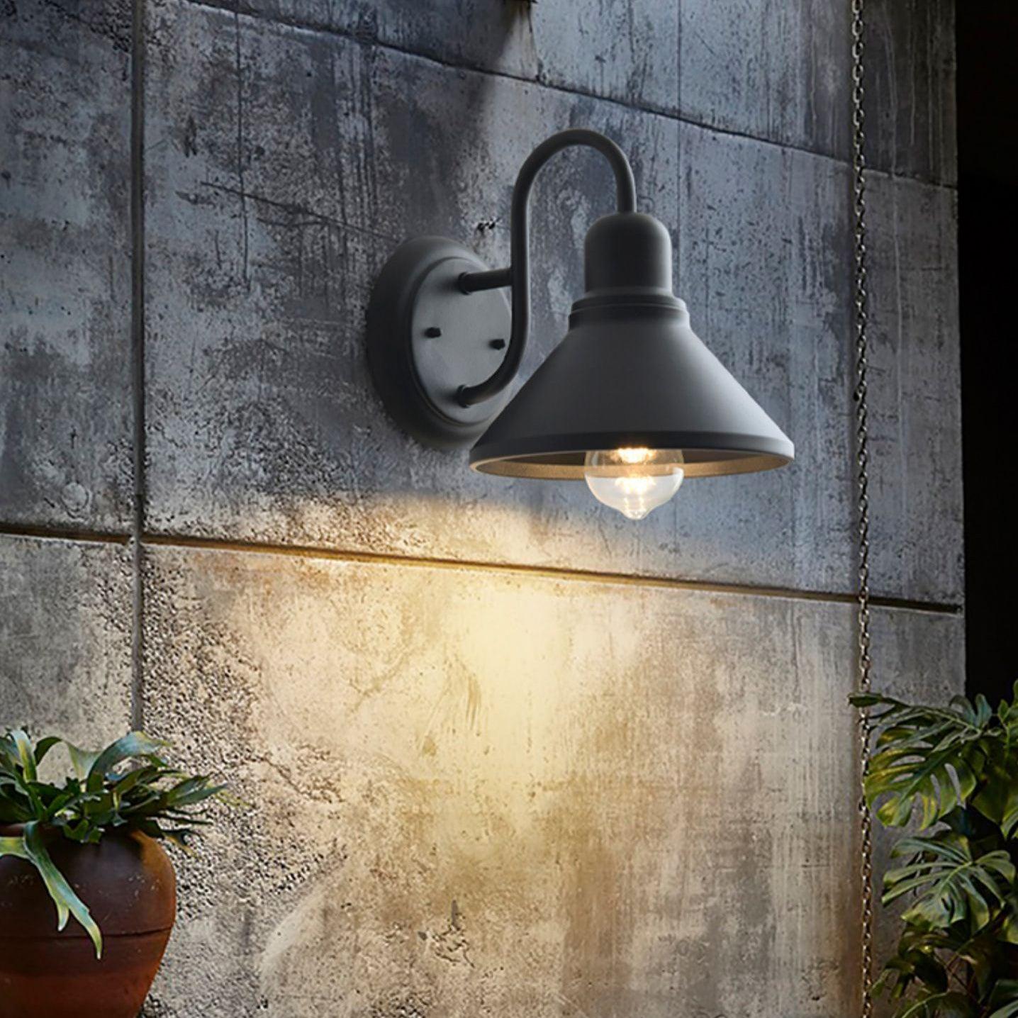 Ray Vintage Cone-shaped Ourdoor Wall Lamp - Letslighting