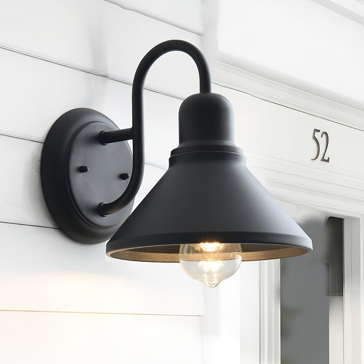 Ray Vintage Cone-shaped Ourdoor Wall Lamp - Letslighting