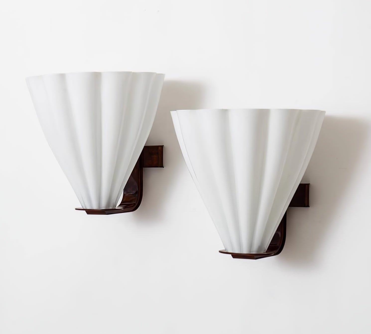 Fan Moderne Minimaliste Verre Applique Murale