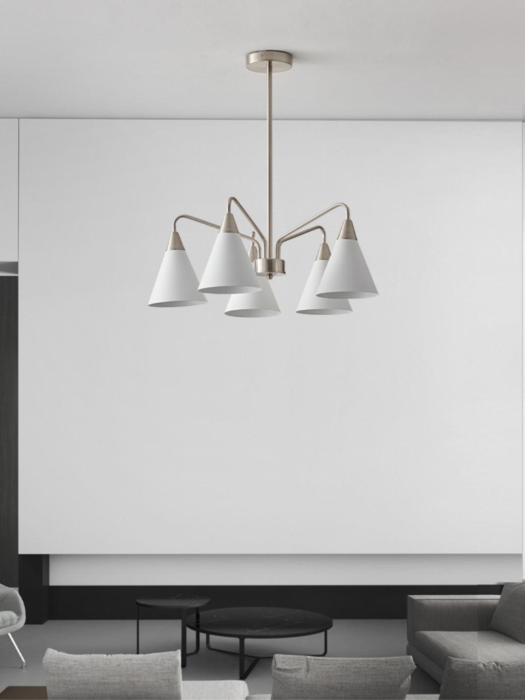 Elthaeth Premium Nordic Art Fashion Cono Metal Chandelier - Blowlighting