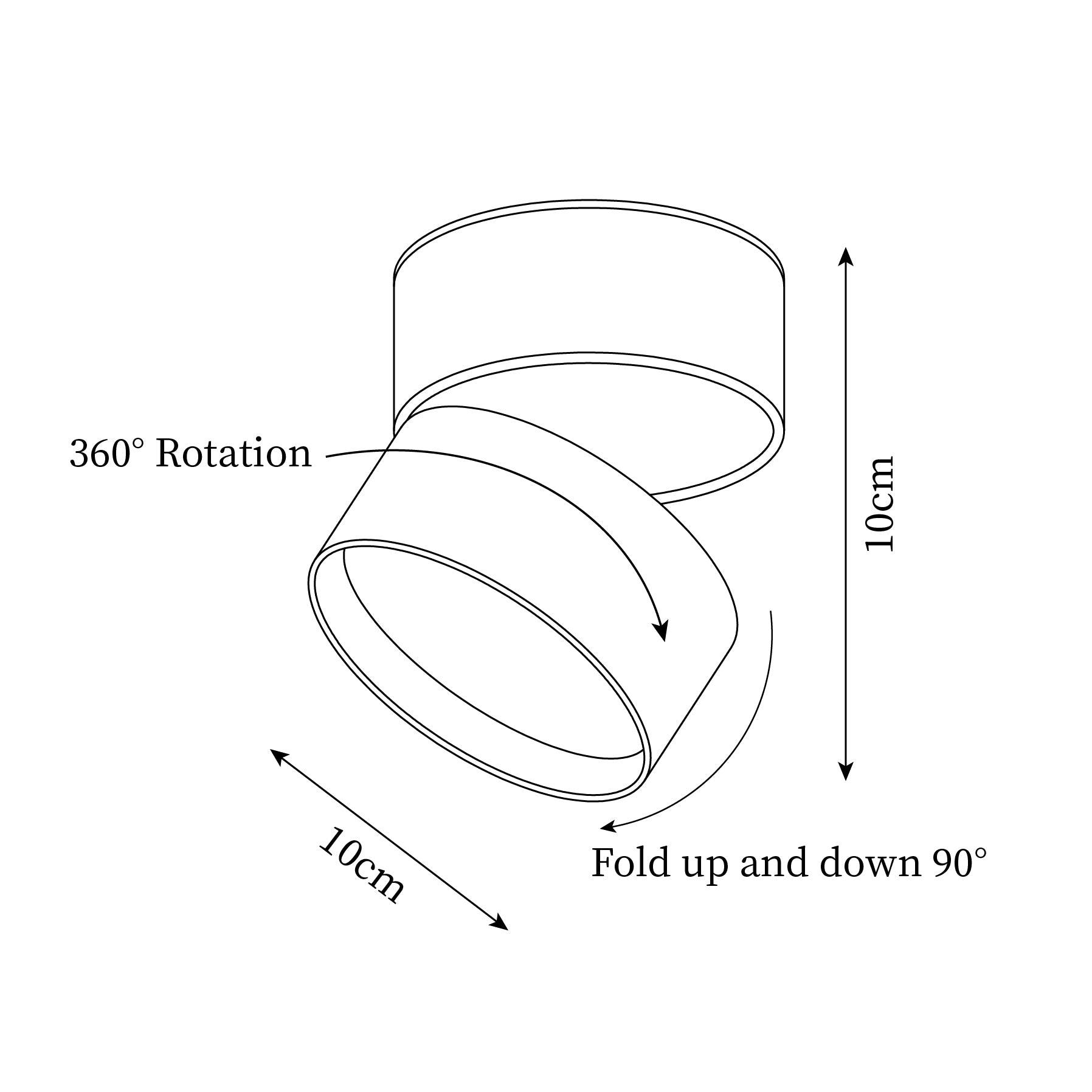 Venn Surface Recessed Light Spot - Letslighting