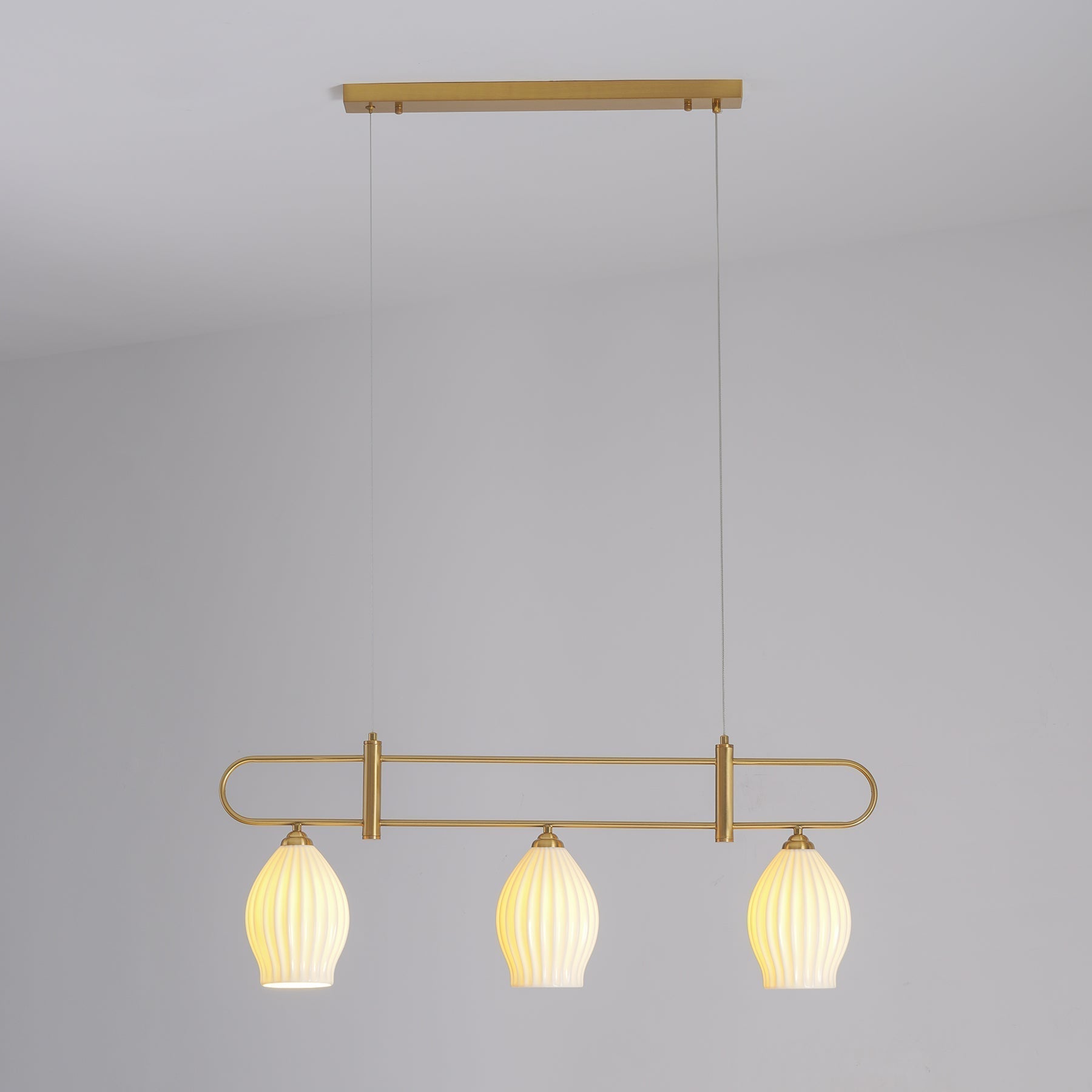 Arlirir Modern Minimalist Art Metal Ceramic Pendant Light - Blowlighting