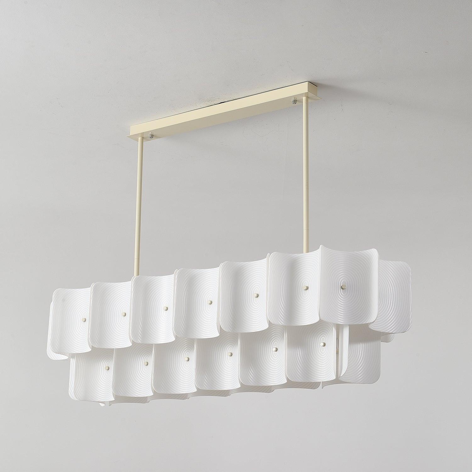 Finn Chandelier Fingerprint Acrylic Modern - Letslighting
