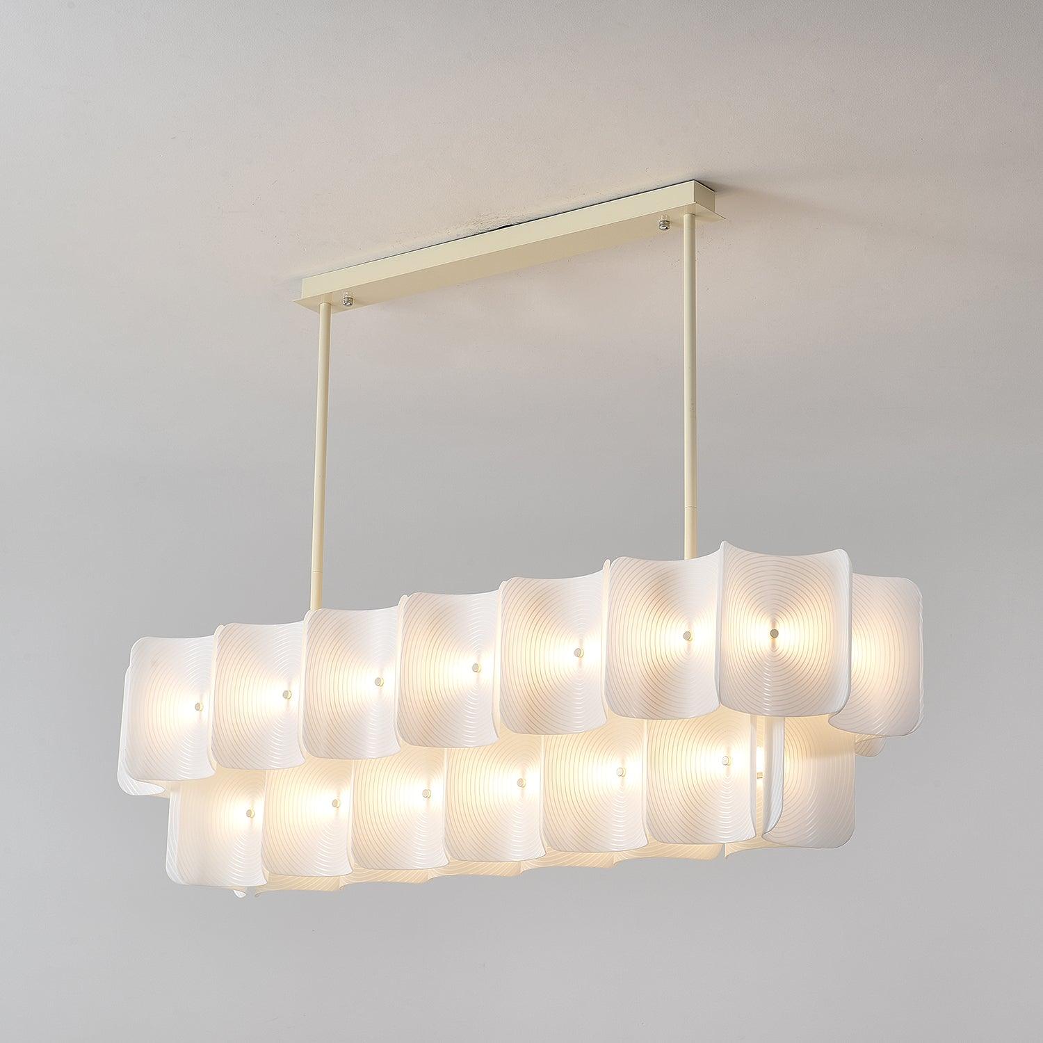 Finn Chandelier Fingerprint Acrylic Modern - Letslighting