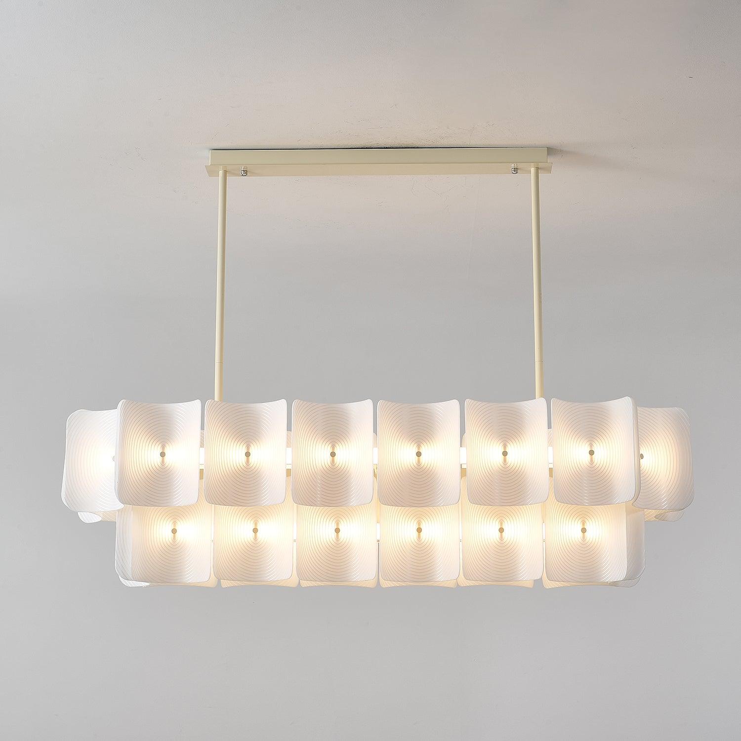 Finn Chandelier Fingerprint Acrylic Modern - Letslighting