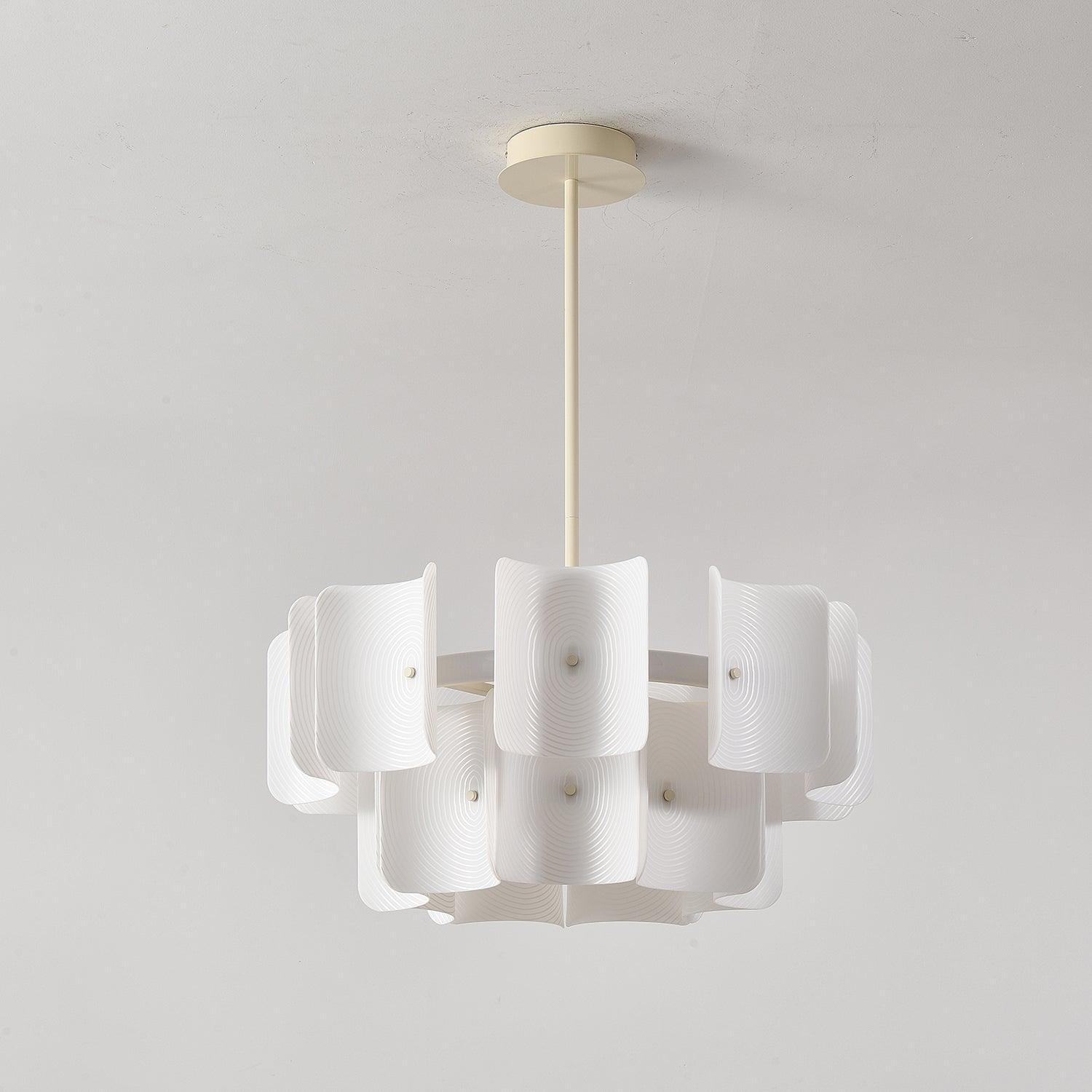 Finn Chandelier Fingerprint Acrylic Modern - Letslighting