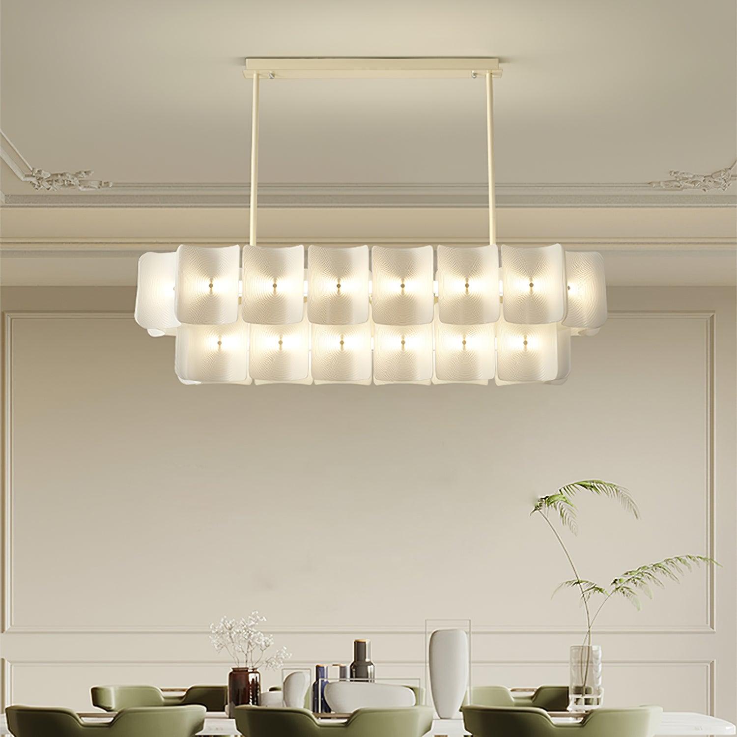 Finn Chandelier Fingerprint Acrylic Modern - Letslighting
