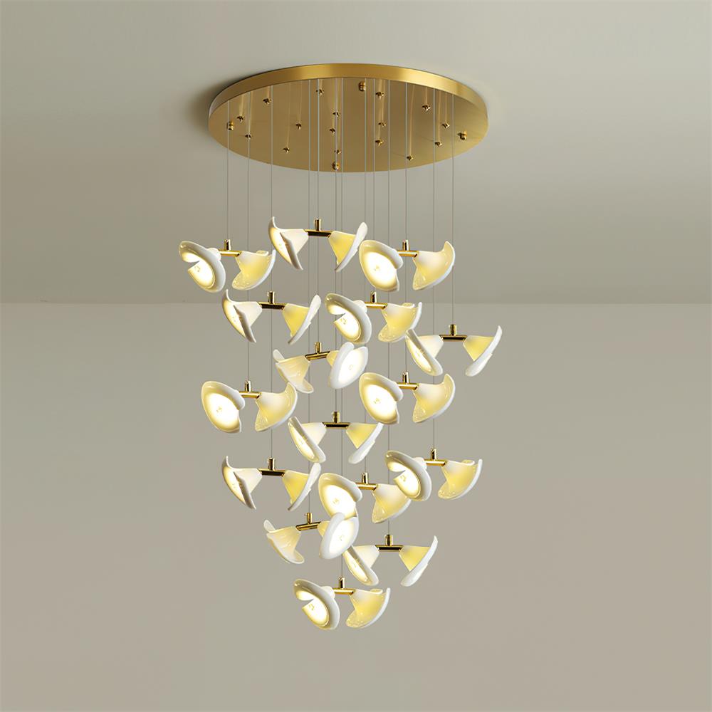Fiora Chandelier Petal Cascade Elegance - Letslighting