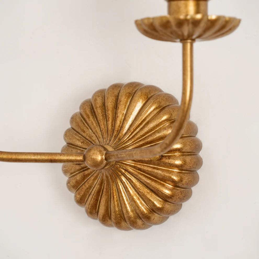 Epoch Vintage Antique Metal Fabric Wall Light Shades Hallway Living Room Bedroom